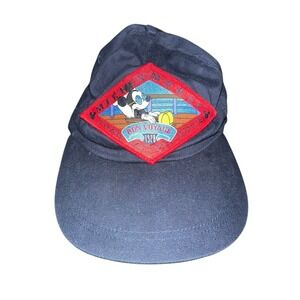 Disney Store Mickey Mouse‎ Baseball Cap Navy Blue Adult Elastic Back